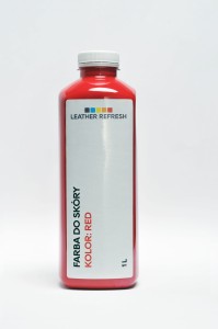 Farba do skóry RED 1L